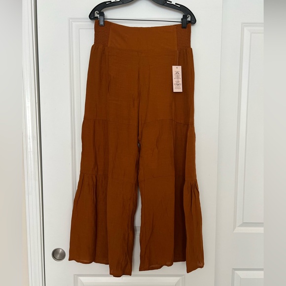 Nanette Lepore Terracotta Wide-Leg Pants - Picture 2 of 6